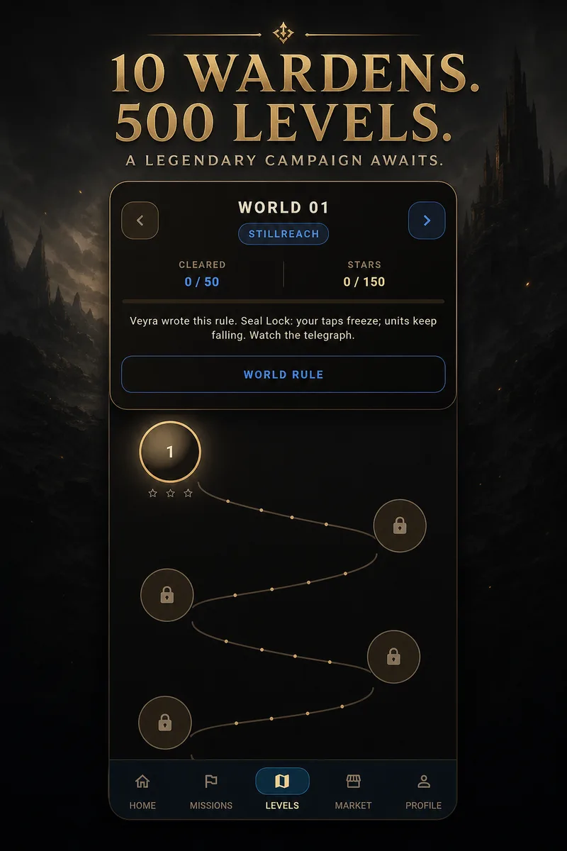 WardenStrike level map